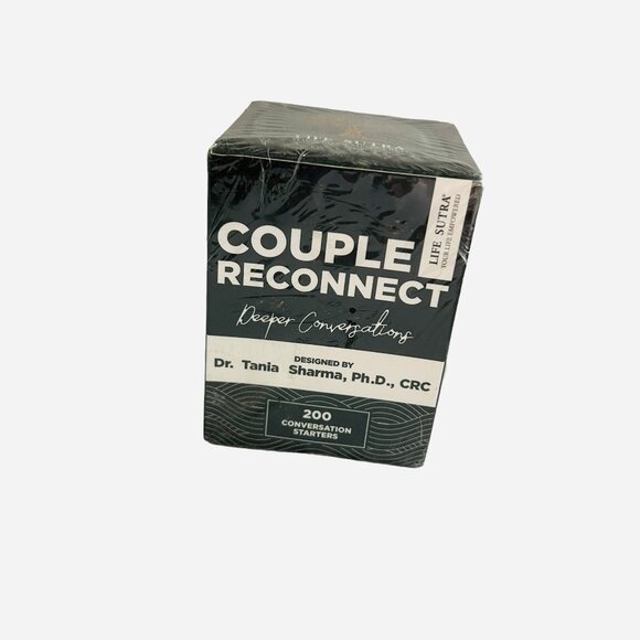 Life Sutra Couple Reconnect Game 200 Cards for Deeper Conversations Ages 21+ NEW - Picture 1 of 4
